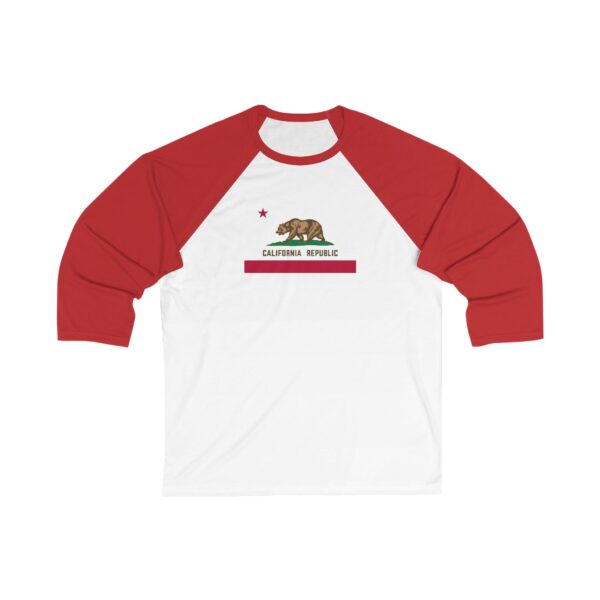 Californian Flag Baseball T-Shirt